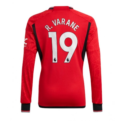 Maillot de foot Manchester United Raphael Varane #19 Domicile 2023-24 Manche Longue